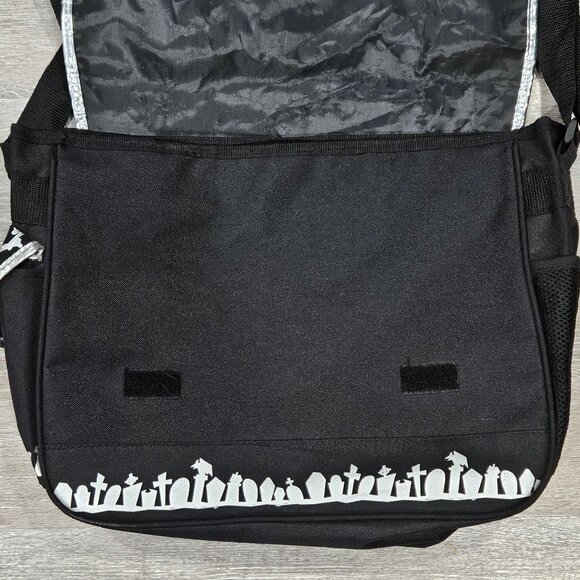 Disney Nightmare Before Christmas Jack & Sally Large Messenger Laptop Bag 🎃 - Picture 3 of 9